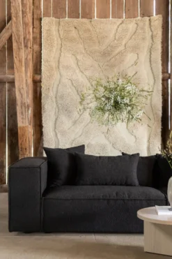 Gillholmen 3-sits soffor Black