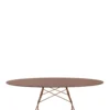 Glossy Ovalt utebord 192x118cm