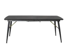 Gold Rektangulära Matbord 180 x 85 Black