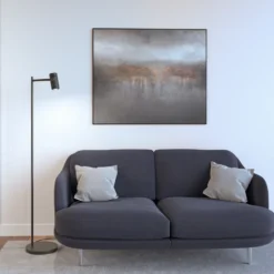 Golvlampa Holder svart