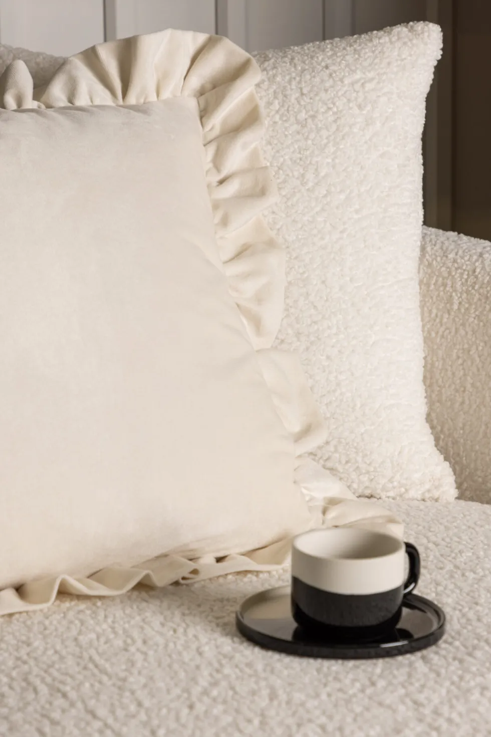 Hailey Kuddfodral 50 x 50 White