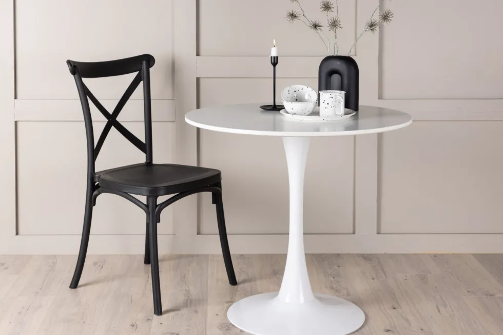 Hamden Runda Matbord ⌀80 White