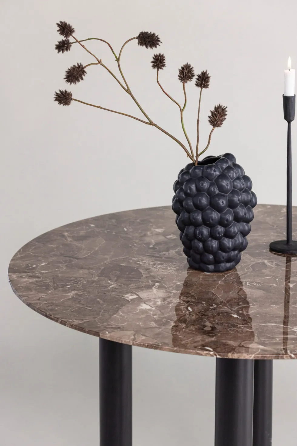 Havsten Runda Matbord ⌀106 Black