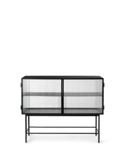 Haze Sideboard – räfflat glas