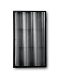 Haze Väggskåp – Räfflat Glas