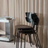 Herman Dining Hallingd. – Svart/Mörkbrun Stol