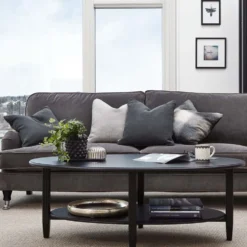 Howard 4-sits soffa svängd