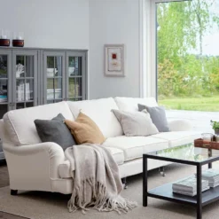 Howard 4-sits soffa svängd