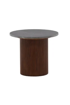 Härön Sidobord ⌀52 Walnut