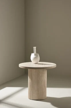 Härön Soffbord ⌀50 Beige
