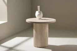 Härön Soffbord ⌀50 Beige