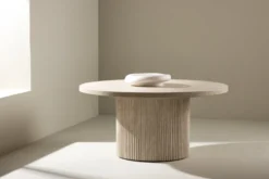Härön Soffbord ⌀80 Beige