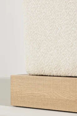 Ivy Ottoman 70 x 45 x 100 White
