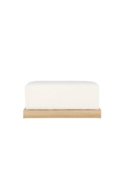 Ivy Ottoman 70 x 45 x 100 White