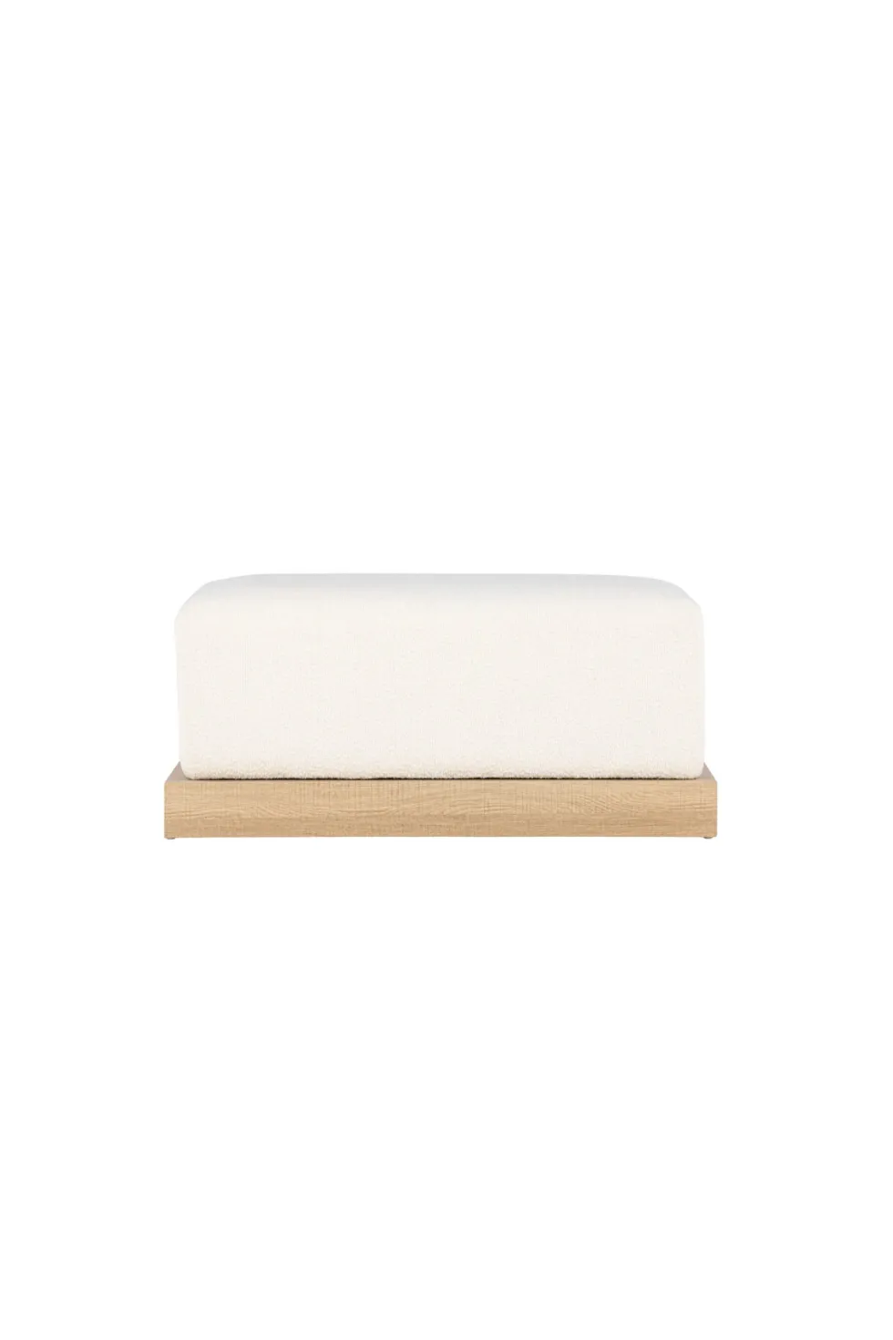 Ivy Ottoman 70 x 45 x 100 White