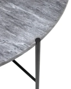 IWO – Runt soffbord Marmor Ø80 cm