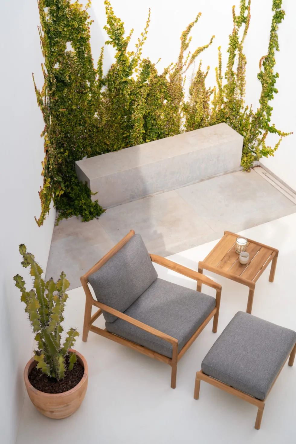 Jack fotpall outdoor teak