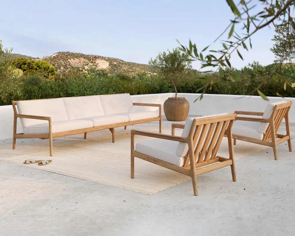 Jack 2-sits outdoor teak