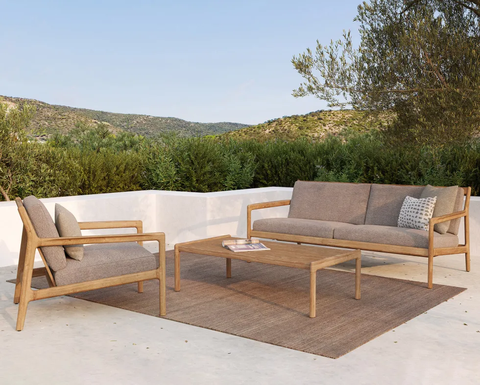 Jack 2-sits outdoor teak