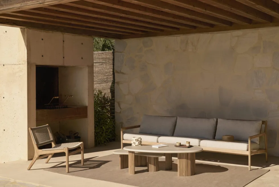 Jack 2-sits outdoor teak