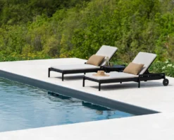 Jack solsäng outdoor teak black