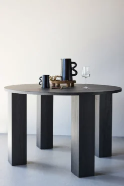 Juno Runda Matbord ⌀120 Black