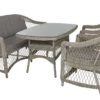 Kamomill matbord Beige/beige 135×80 cm
