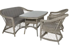 Kamomill matbord Beige/beige 135×80 cm