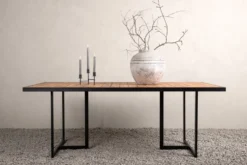 Khung Rektangulära Matbord 200 × 100 Nature