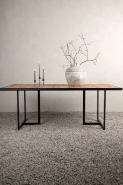 Khung Rektangulära Matbord 200 × 100 Nature
