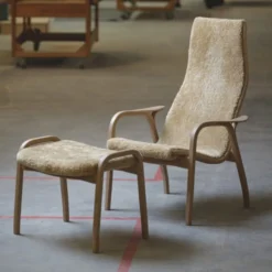 Lamino fotpall ek vitpigmenterad