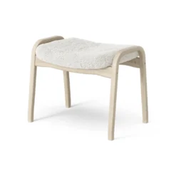 Lamino fotpall ek vitpigmenterad