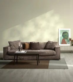 Leah Soffa 3-sits – Tyg Paradox Antelop