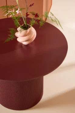 Lenox Runda Matbord ⌀110 Vinröd