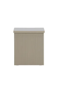 Lenox Sidobord 40×40 Beige
