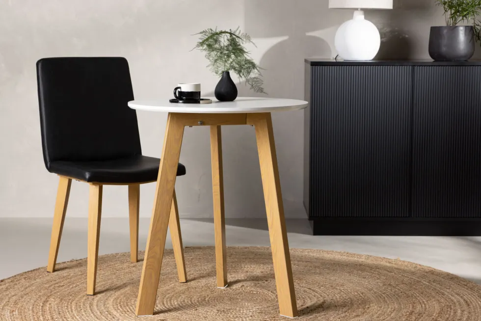 Leonora Runda Matbord ⌀65 White