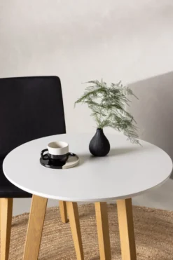 Leonora Runda Matbord ⌀65 White