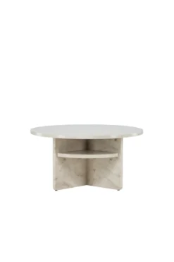 Ålesund Soffbord ⌀85 Beige