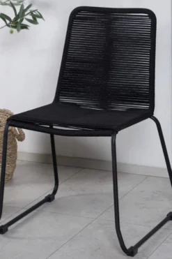 Lindos Matstolar Black