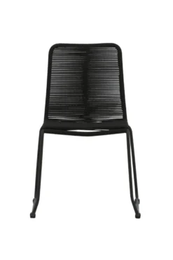 Lindos Matstolar Black
