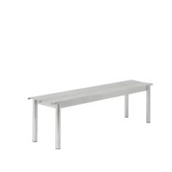 Linear steel bänk 170 X 34 cm