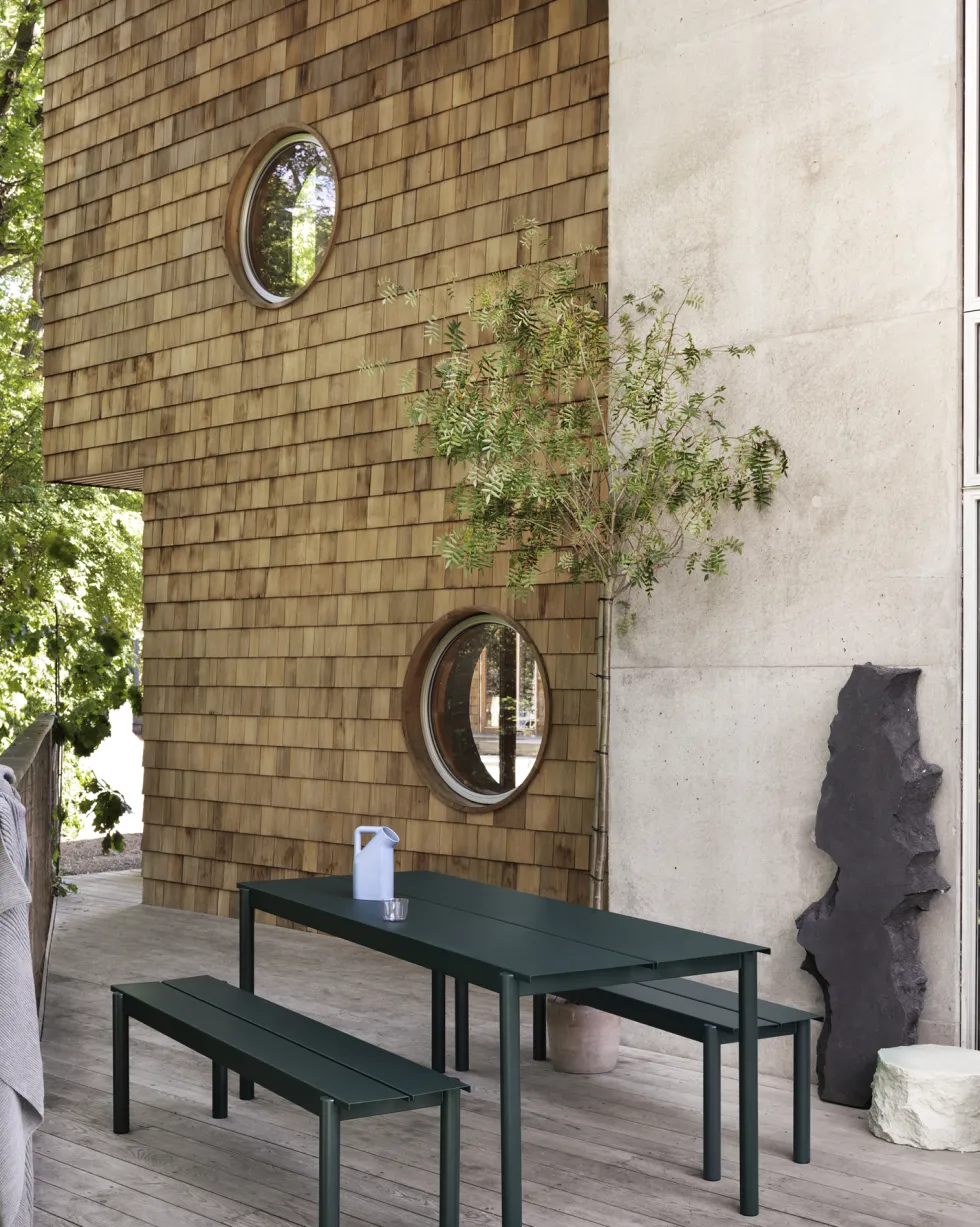 Linear steel bord 220 x 90 cm