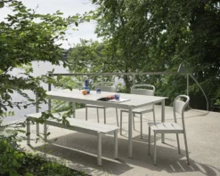 Linear steel bord 140 x 75 cm