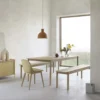Linear wood bänk 170