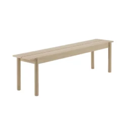 Linear wood bänk 170