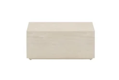 Lissabon Sidobord 80 x 80 x 35 Beige