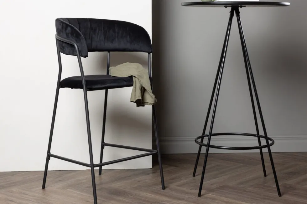 Lui Barstolar Black