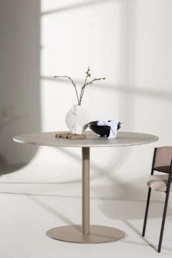 Lycke Runda Matbord ⌀110 Beige