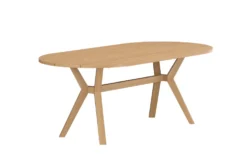 Lyon utegrupp i teak – ovalt matbord med 6 stolar