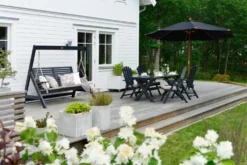 Lyxparasoll Hillerstorp Trä 335 cm
